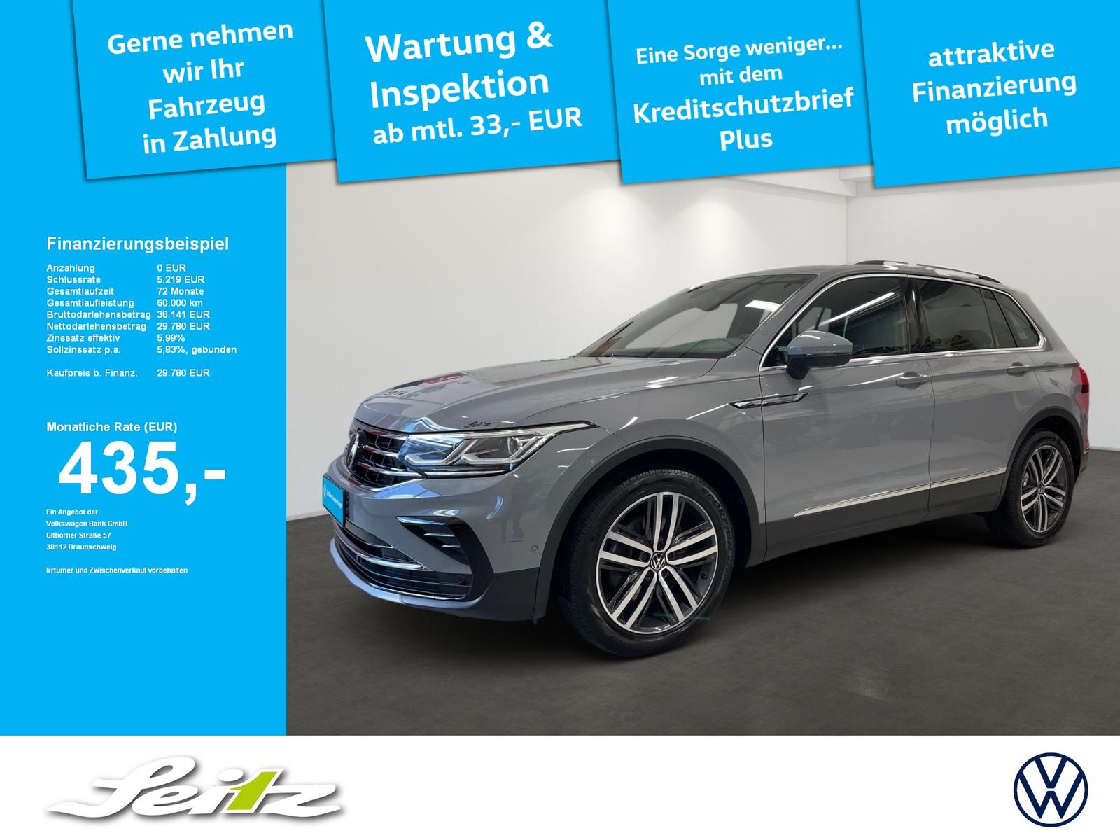 Volkswagen Tiguan 2.0 TDI 4M Elegance *MATRIX*KAMERA*NAVI*S