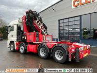 MAN TGS 35.500 8x4 HMF 95 Tonmeter laadkraan bj. 201