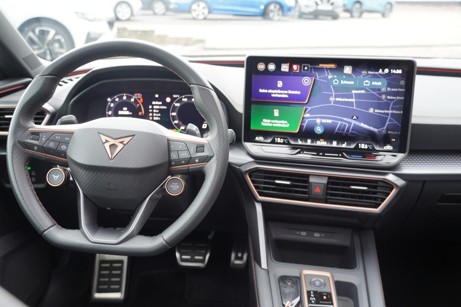 Cupra Leon VZ 2.0 TSI DSG Klimaaut. LED Navi Leder, миниатюра 8