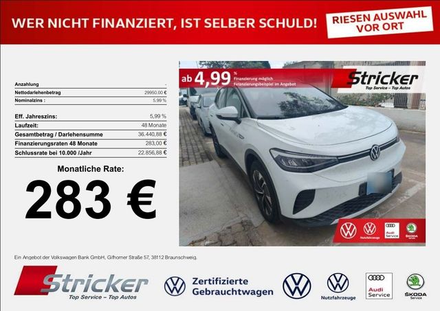 Volkswagen ID.4  Pro Performance 150/77 283,-ohne Anzahlung