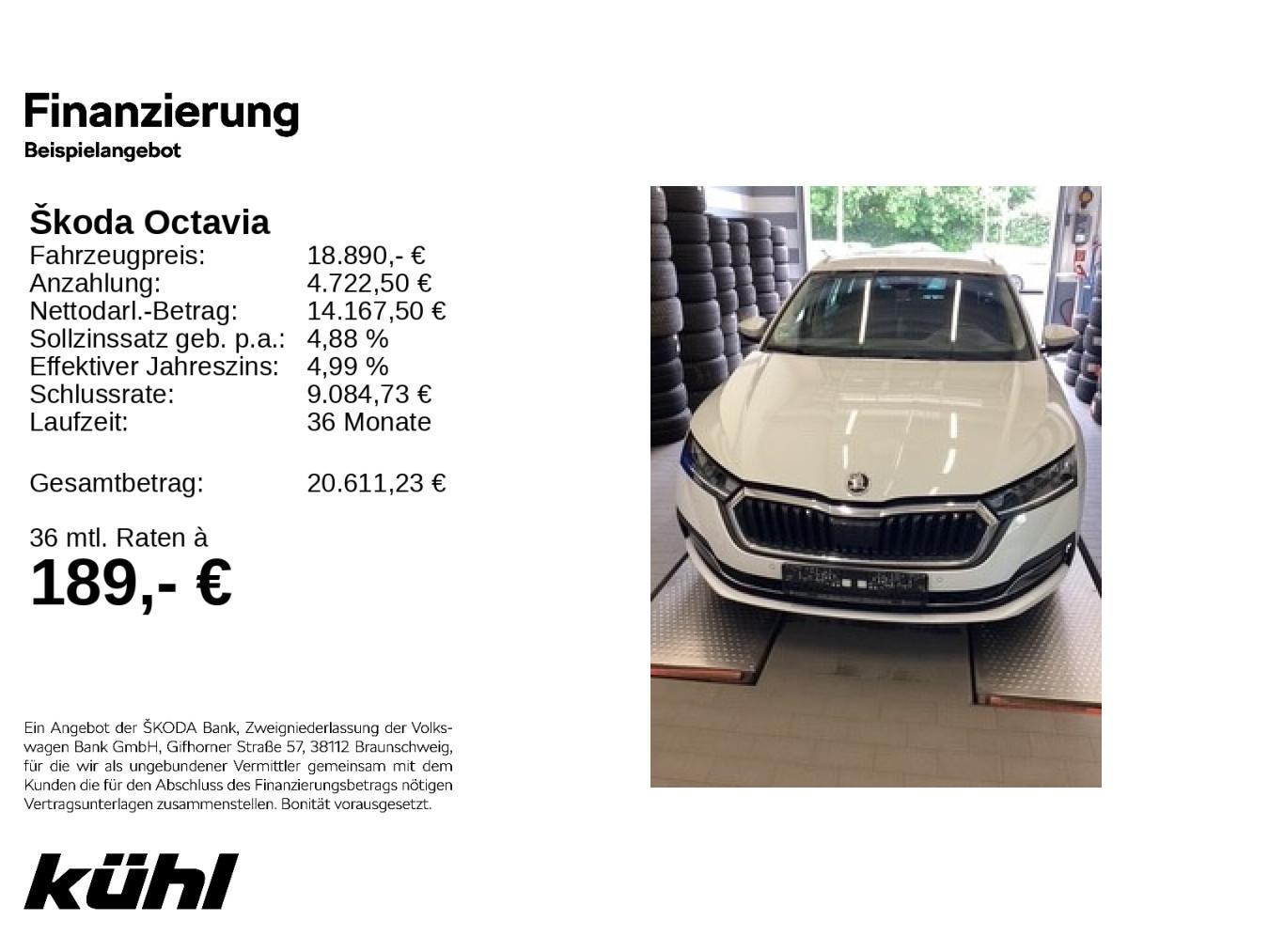 Skoda Octavia Combi 2.0 TDI DSG Style Navi,AHK,HUD,