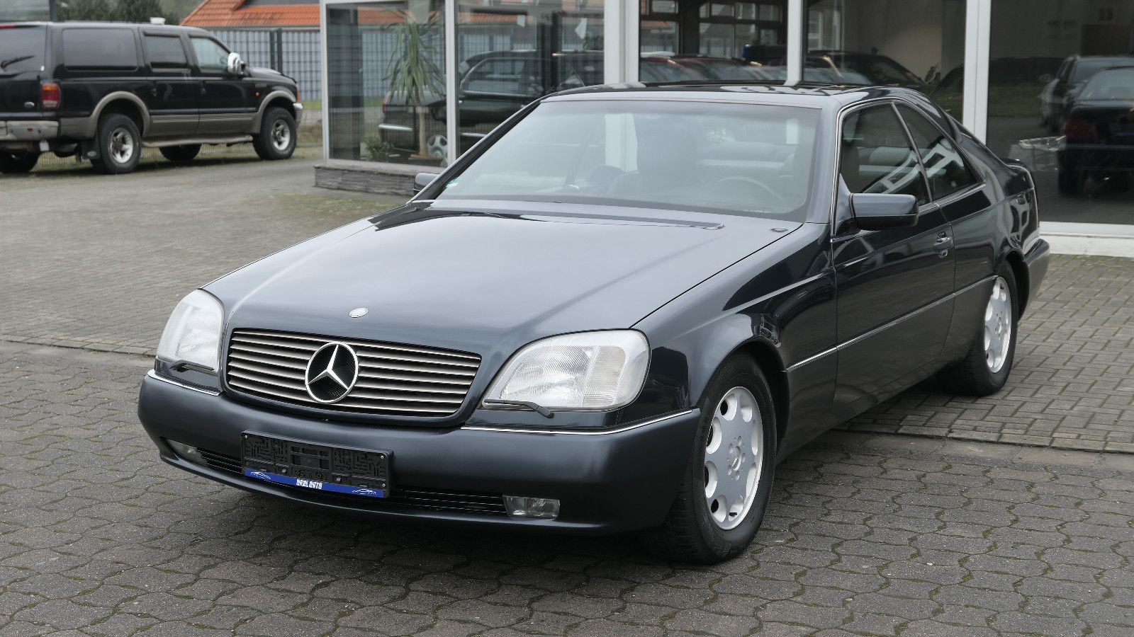 Mercedes S 500 1996, 5.0 benzīns, Automāts, Kupeja, Zils — Latvijā