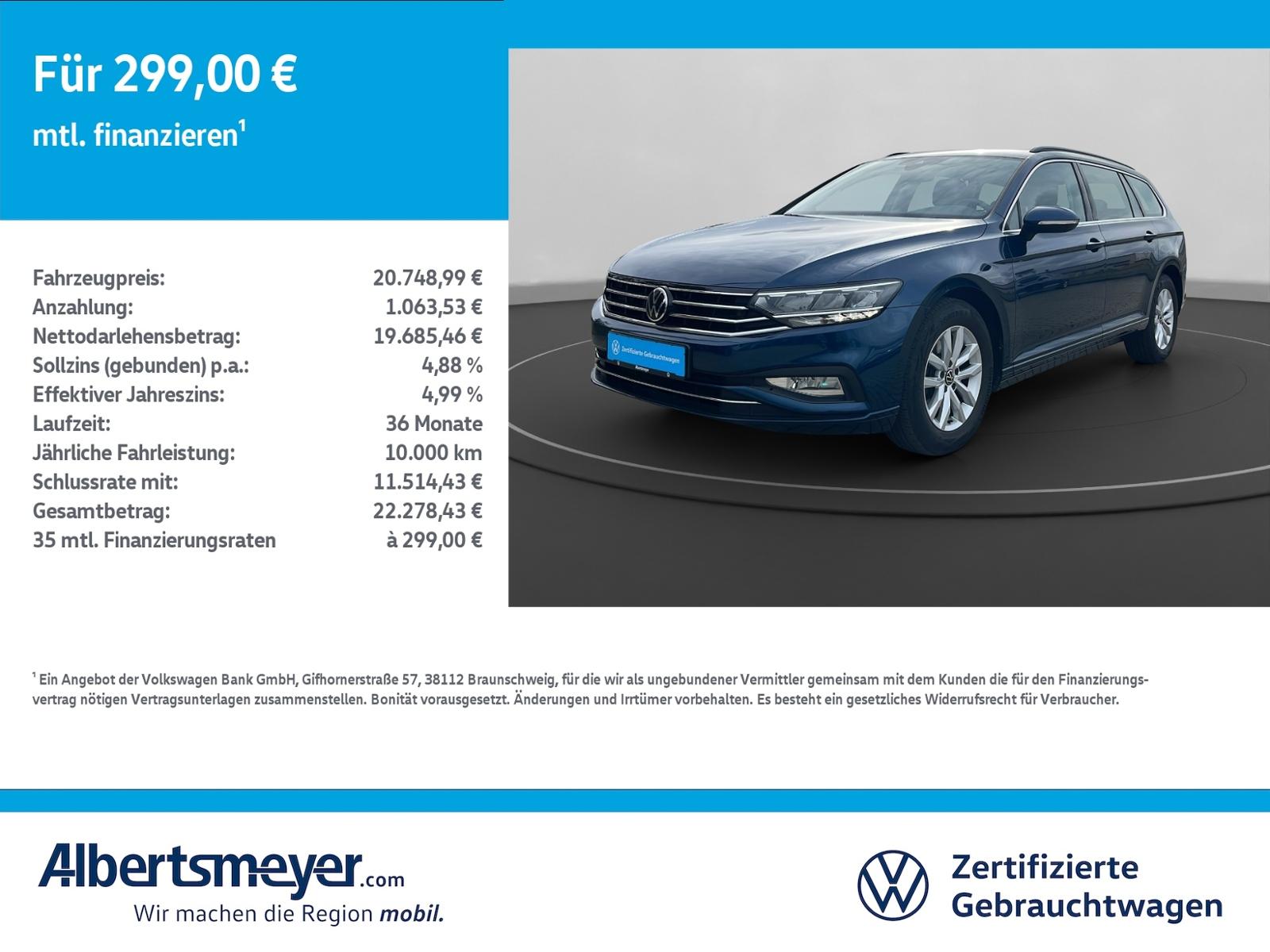 Volkswagen Passat Variant 2.0 TDI Business +DSG+KAMERA+LED+