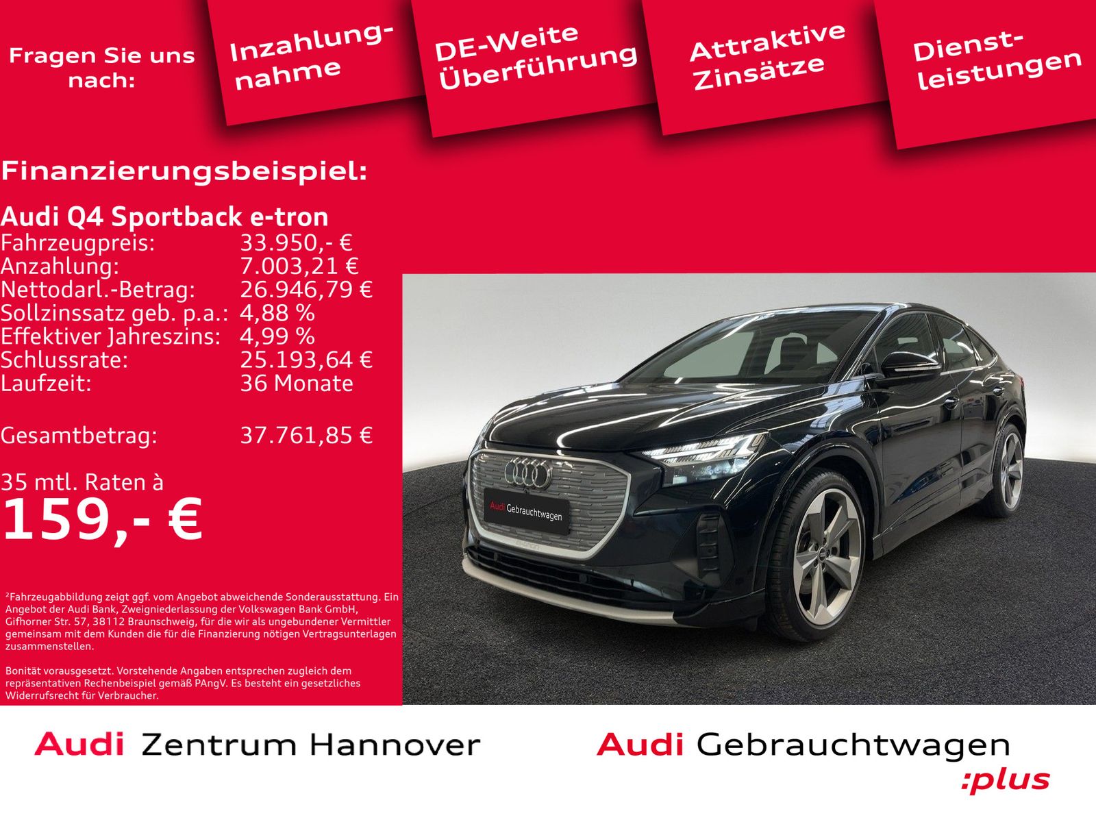Audi Q4 Sportback e-tron 50 quattro Head-Up Matrix SO