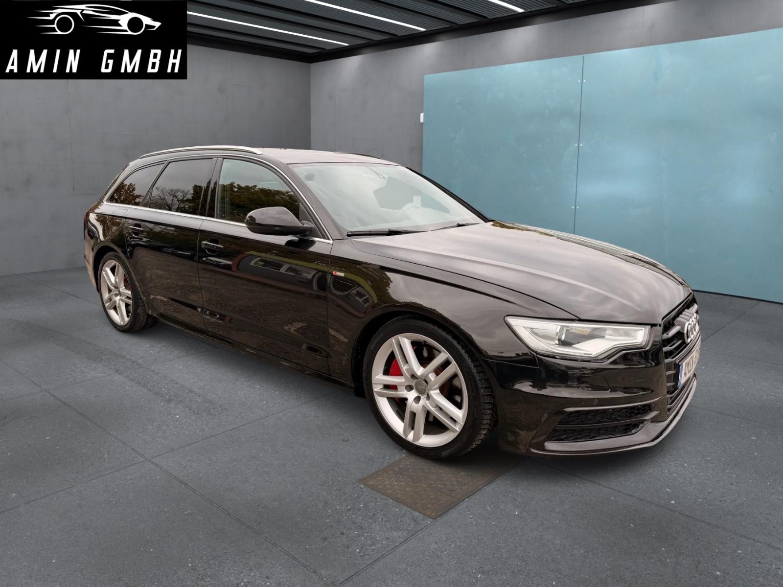 Audi A6 Avant 3.0 BiTDI quattro 313 ch S line • Boîte auto • Cuir Valcona • GPS MMI Touch • BOSE • 20"