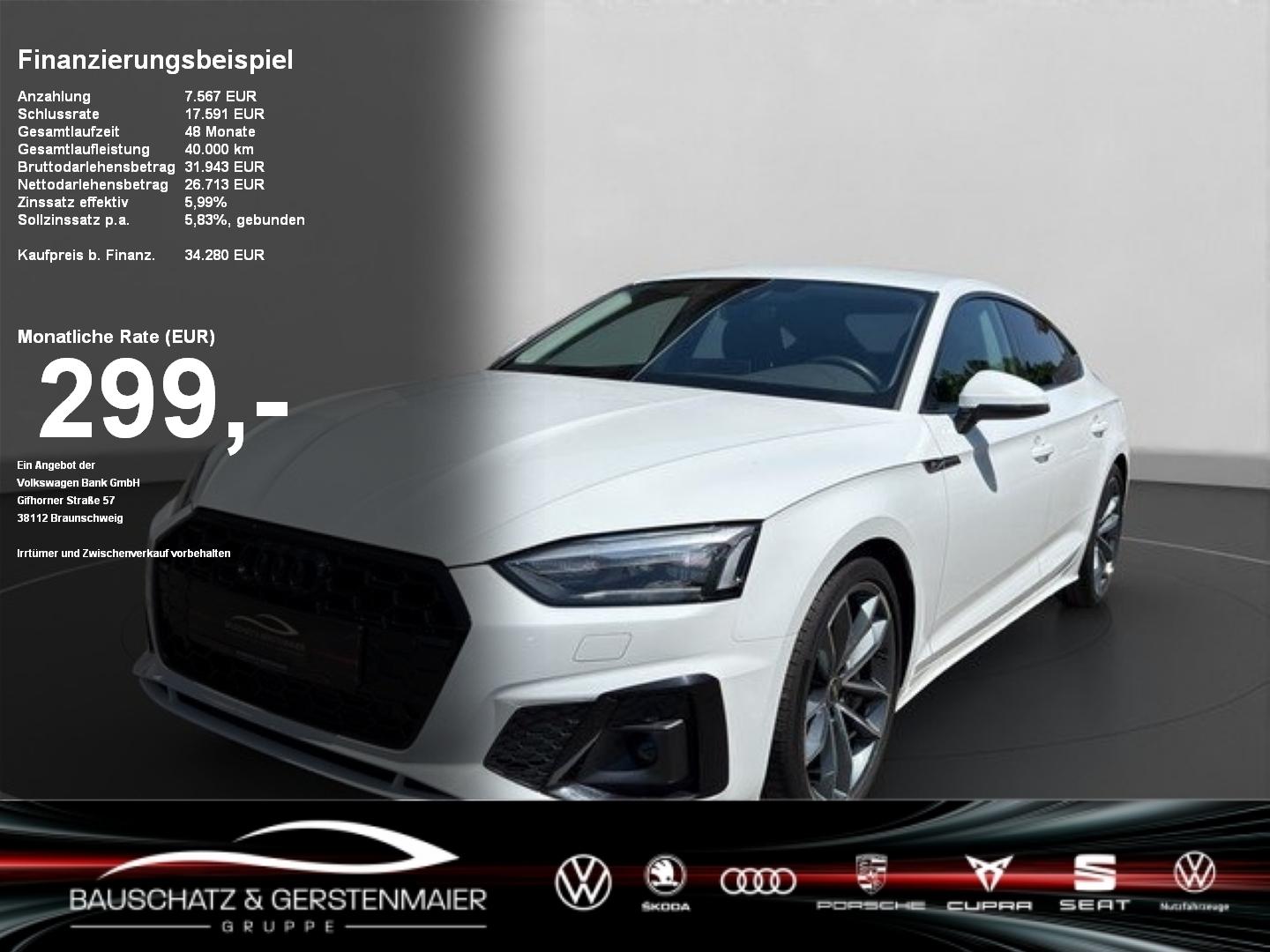 Audi A5 Sportback 45 TFSI quattro S line *LED*SOUND*