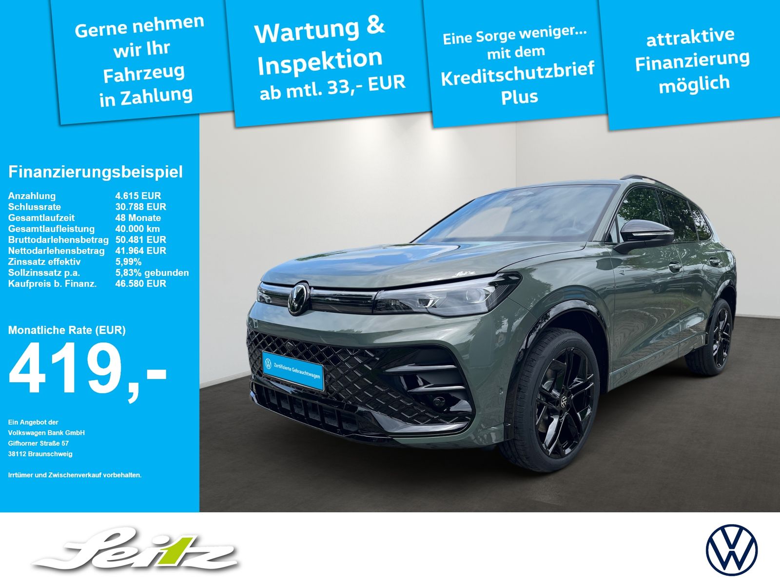 Volkswagen Tiguan 2.0 TDI 4M R-Line HEAD-UP AHK MATRIX KAM foto 1