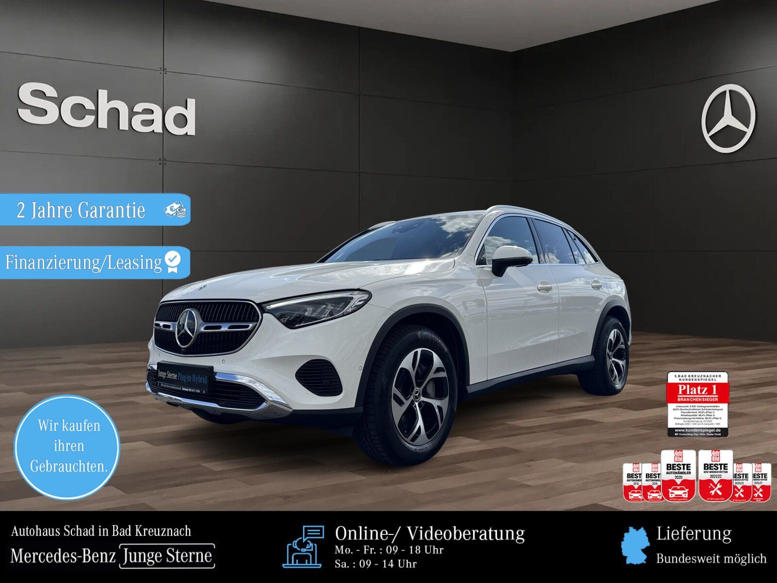 Mercedes-Benz GLC 300 de 4M AVANTGARDE NAVI+AHK+KAM+LED+MEMORY
