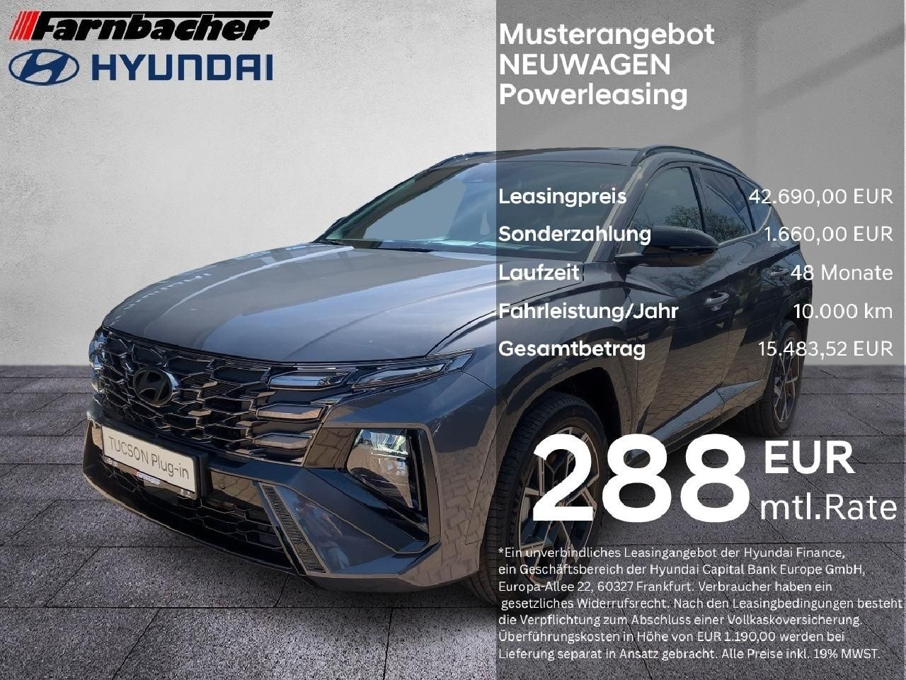 Fahrzeugabbildung Hyundai TUCSON N Line Plug-In Hybrid 2WD*