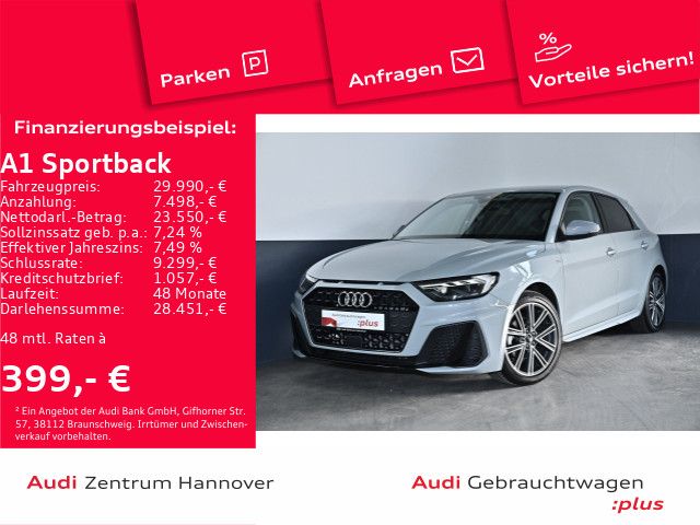 Audi A1 Sportback S line 30 TFSI LED virtual Sportsit