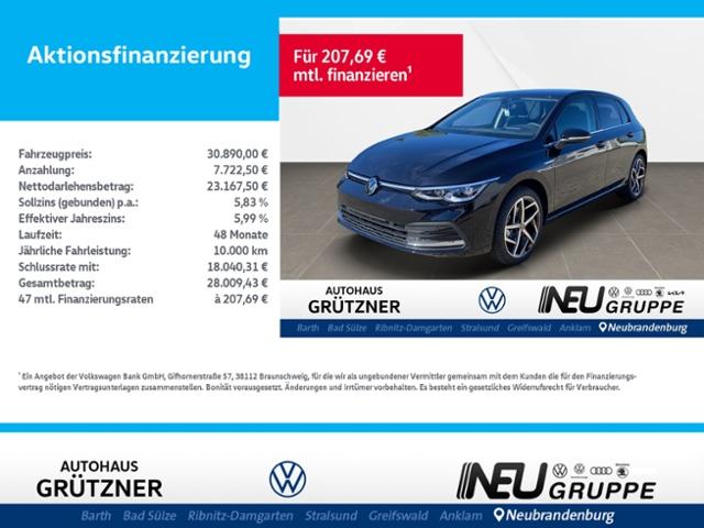 Volkswagen Golf VIII 1.5 eTSI DSG Golf Style 1,5 eTSI