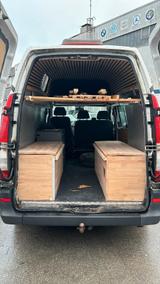 Mercedes-Benz Vito 115 Kasten Wohnwagen Hochdach Waschbedcken - : Wohnwagen