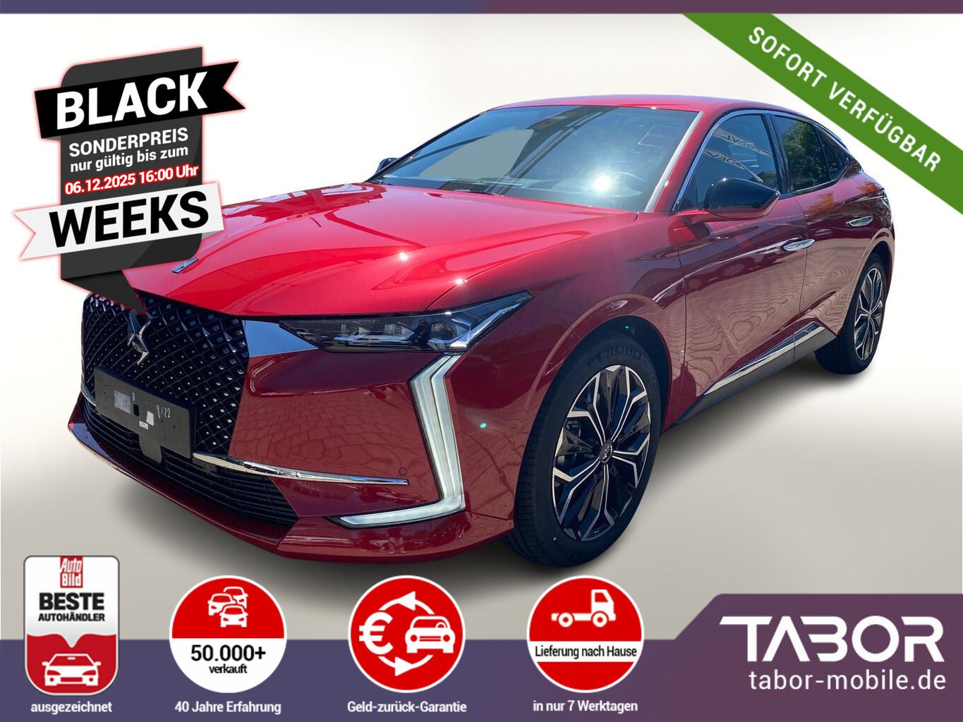 DS Automobiles 4 E-Tense 225 EAT8 Rivoli ACC 7,4KWOBC UVP-38%*