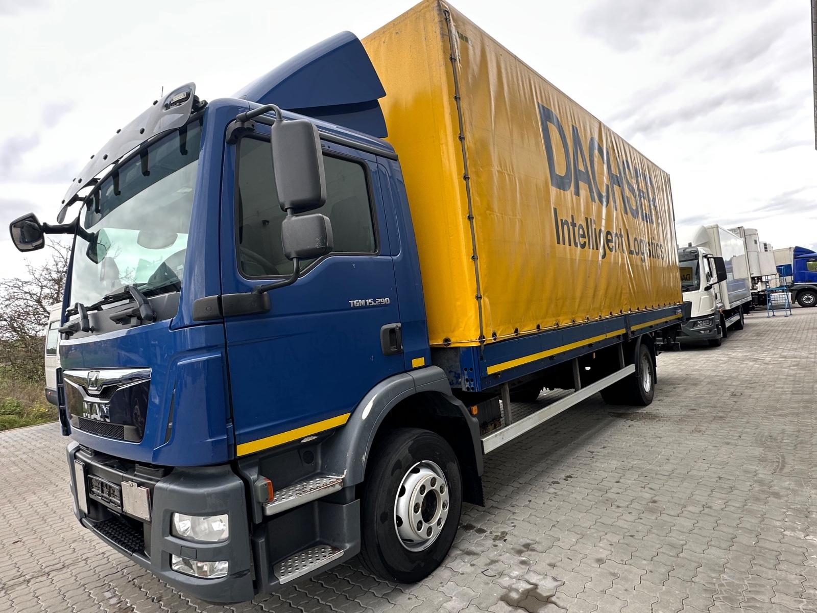 MAN TGM 15.290/Dautel Ladebordwand/German Truck