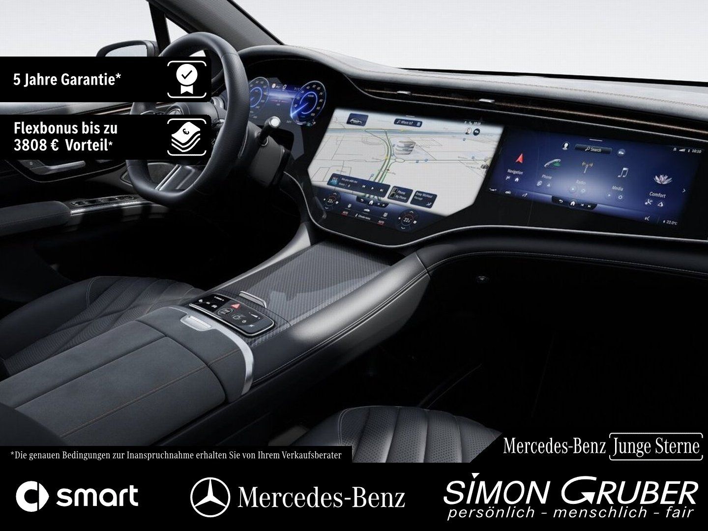 Fahrzeugabbildung Mercedes-Benz EQS 500 4M SUV AMG Hyper Fond-Entertain 7Sitze
