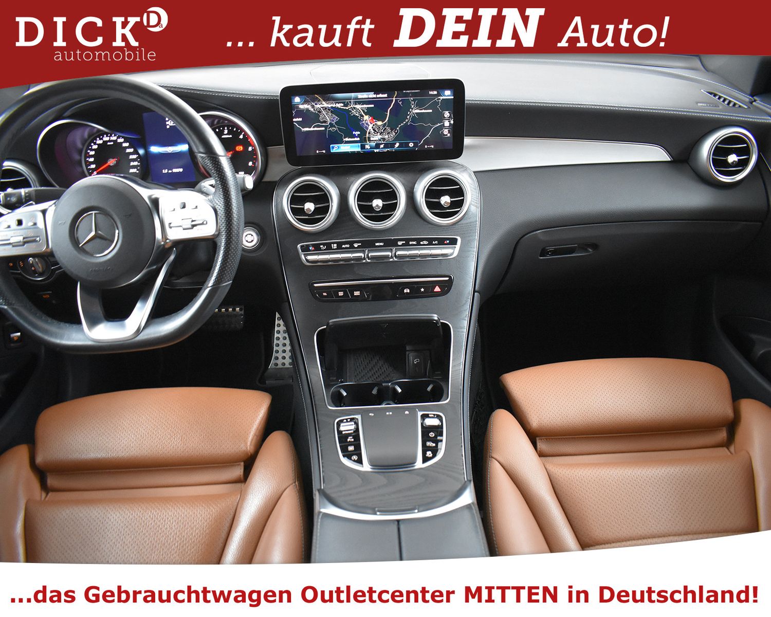 MERCEDES-BENZ GLC220d Coupe 2X AMG Line 4M NAVI+KAMERA+LED+20" - Image 8