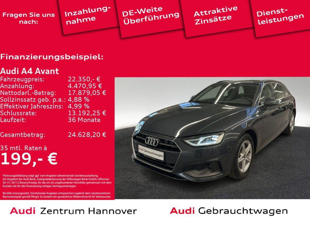 Audi A4 Avant 30 TDI LED ACC Navi DAB
