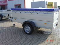 Humbaur HA 13 25 13-5 Einachsanhänger+ Aufsatz + Flachpl