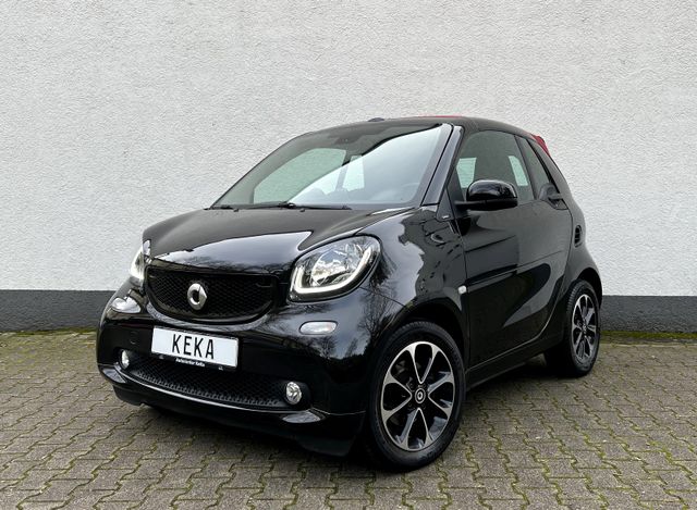 Smart Cabrio Passion DCT ALL BLACK *ROTES VERDECK*LED*