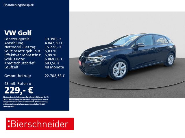 Volkswagen Golf 8 1.5 TSI Life LED+ NAVI SHZ CLIMATR