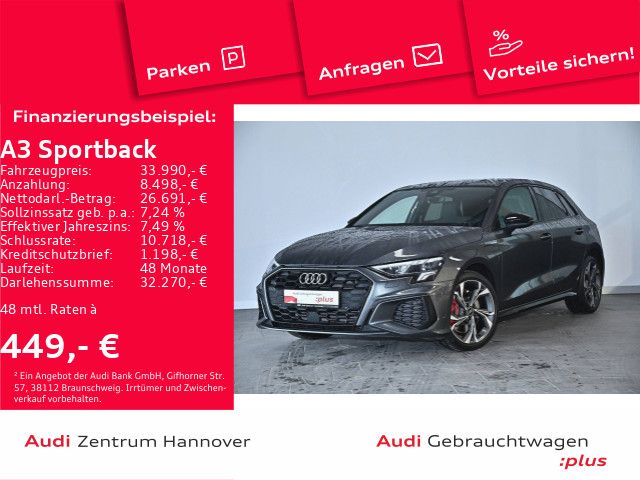 Audi A3 Sportback 45 TFSIe S line Pano LED ACC Navi L