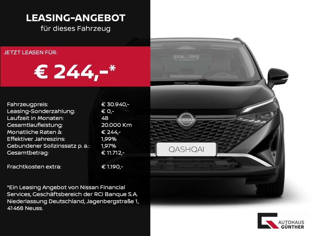 Nissan Qashqai N-CONNECTA 1.3 MT Winter/HUD/AVM/Carplay