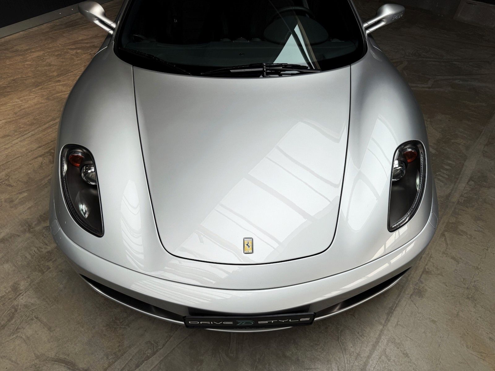 Fahrzeugabbildung Ferrari F430 F1 + Argento Nürburgring + Innen Blue Scuro