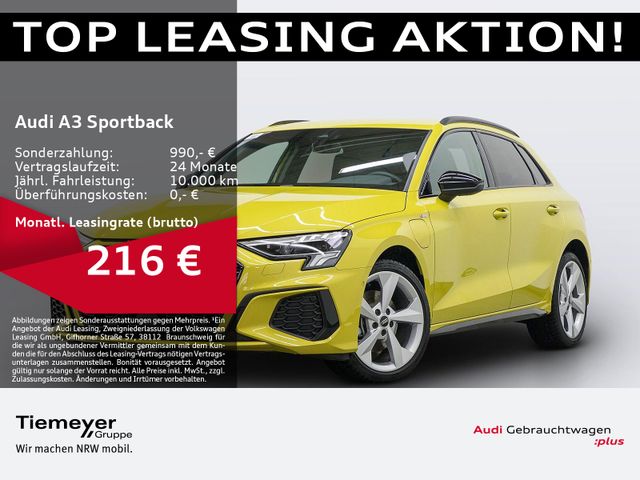 Audi A3 Sportback 40 TFSIe S LINE LM18 AHK SPORTSITZE