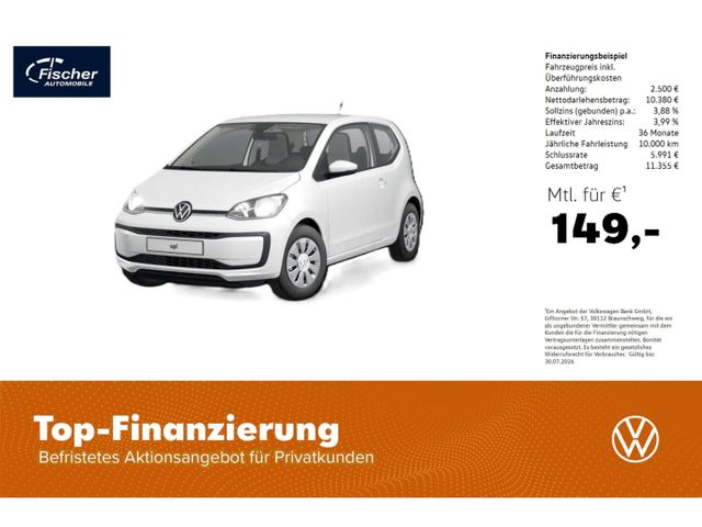 VW up! 1.0 MPI Move Up! 5-Gg. Einparkhilfe/Kamera