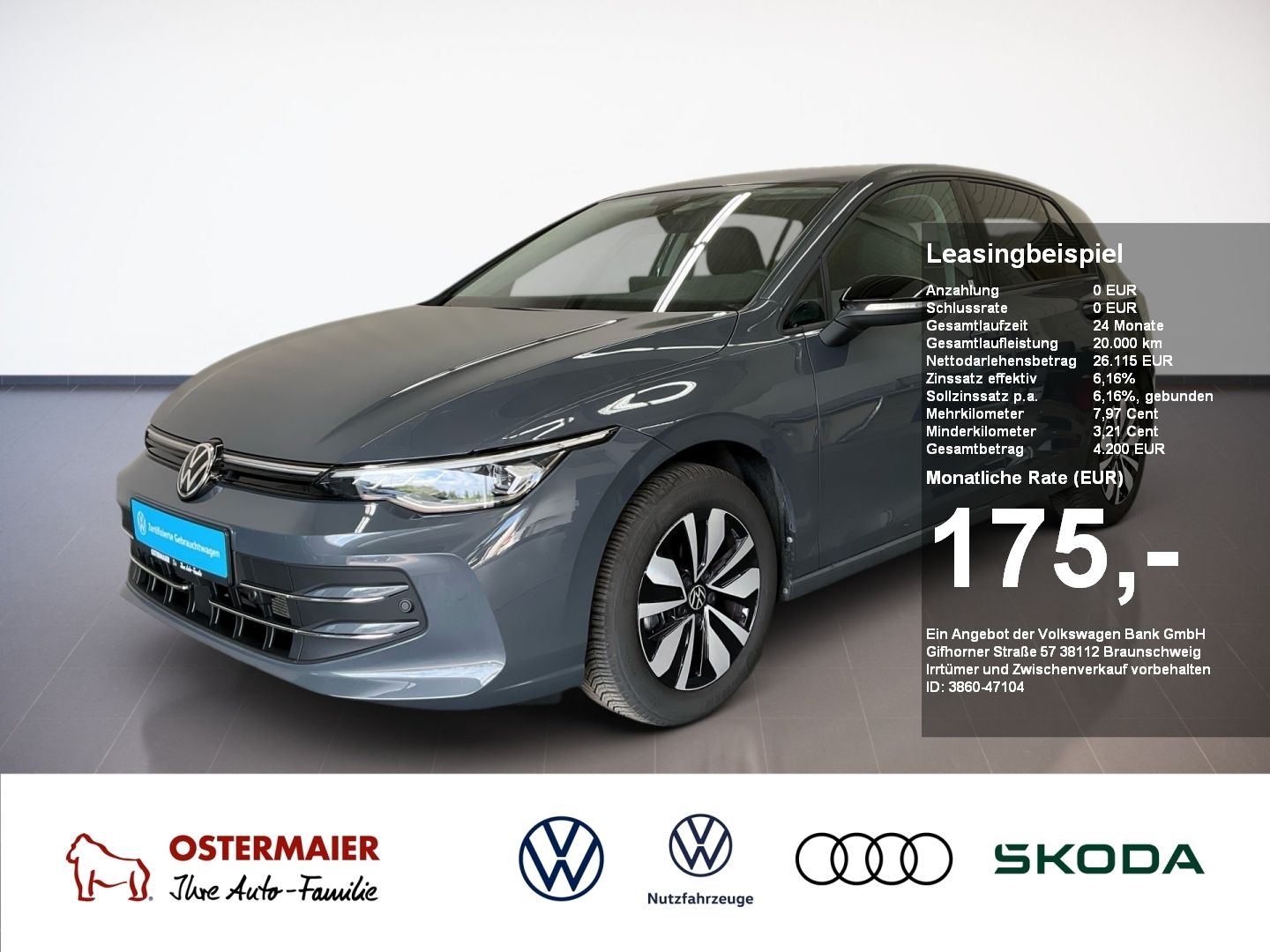 Volkswagen Golf VIII GOAL 1.5eTSI 150PS DSG ACC.AHK.NAVI+VC