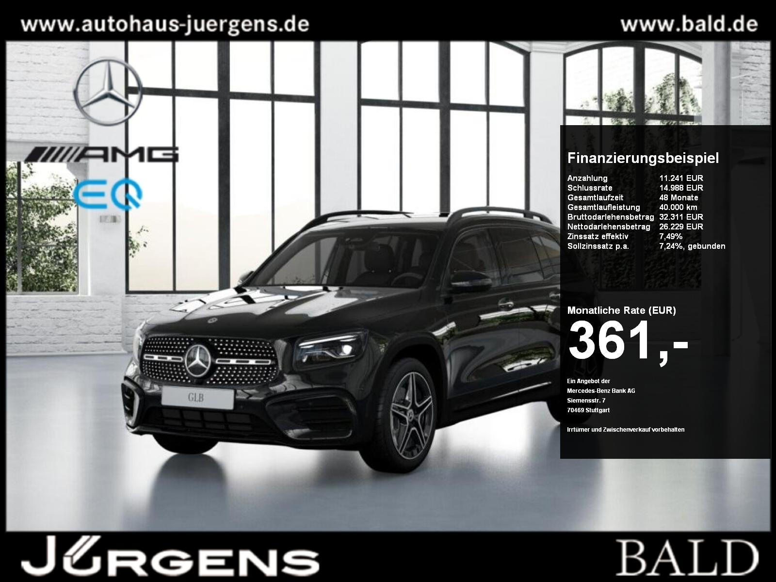 Mercedes-Benz GLB 180 AMG-Sport+MLB+Night+Ambiente+AHK+Cam+LED