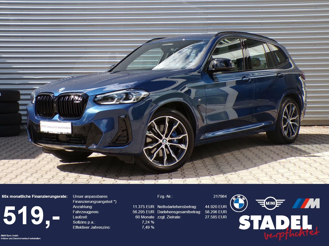 BMW X3 M40i Laser LivePro HuD 360° HiFi AHK Pano AHK