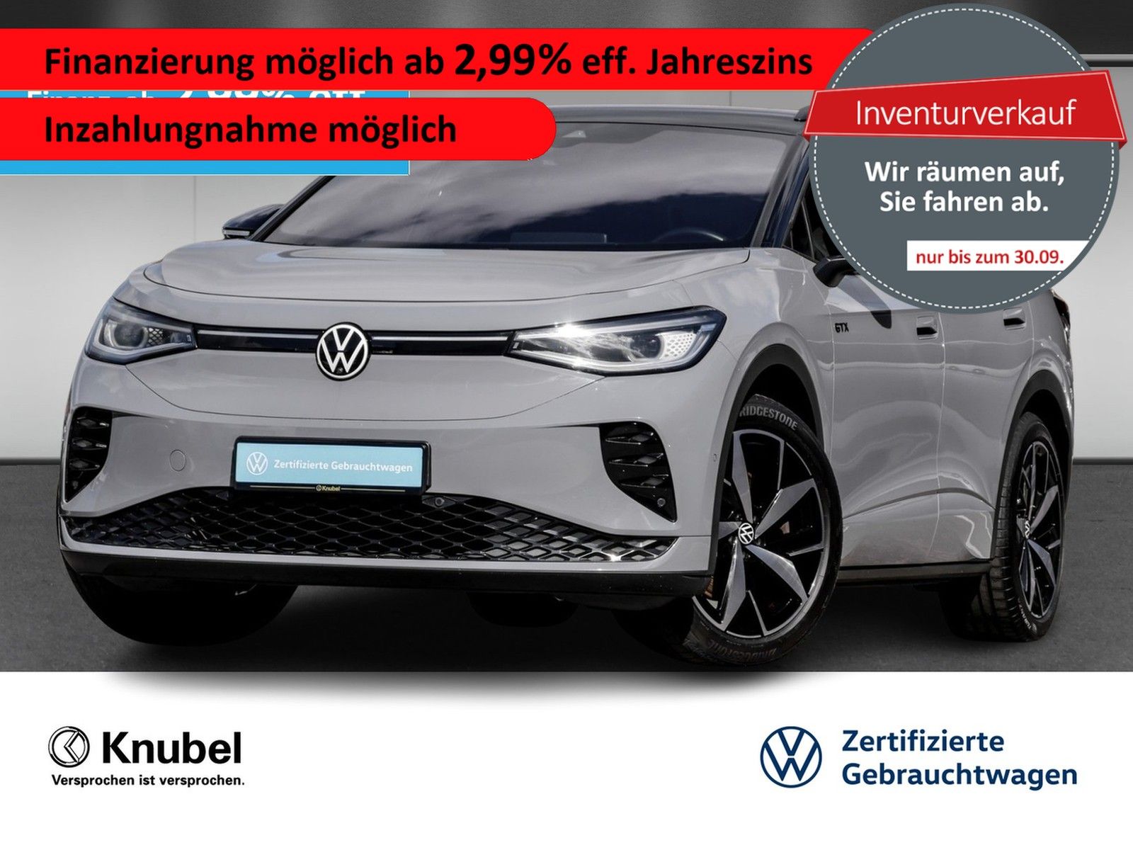 Volkswagen ID.4 GTX IQ.Light Navi TravelAss. Headup Massage