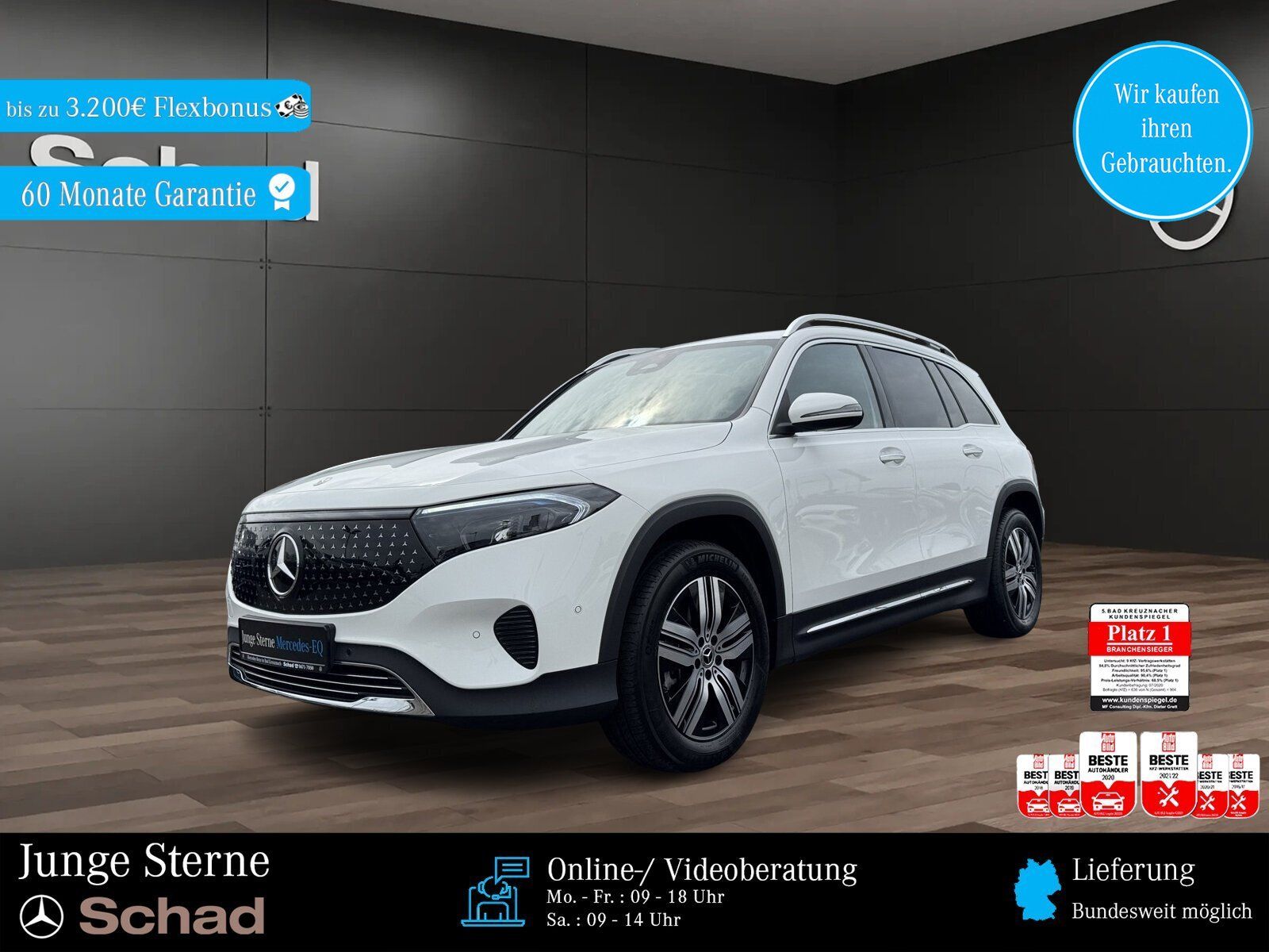 Mercedes-Benz EQB 350 4M ELECTRIC ART +NAVI+AHK+LED+KAM+SOUND+