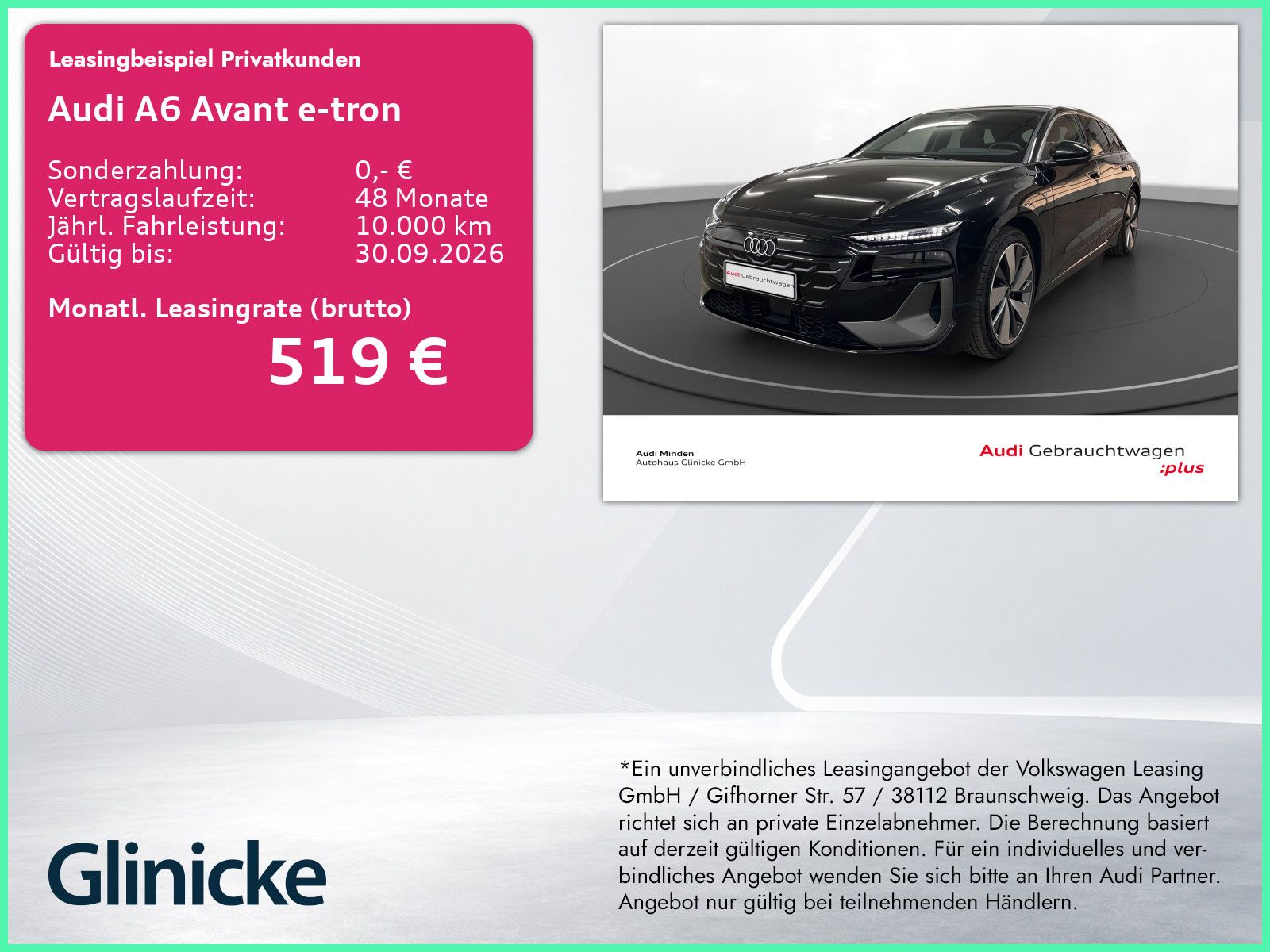 Audi A6 Avant e-tron S line AHK LED LM 20" 360° ACC