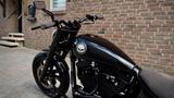 Harley-Davidson Fatboy  95 Custombike ALL Black 300er  - HARLEY-DAVIDSON 300