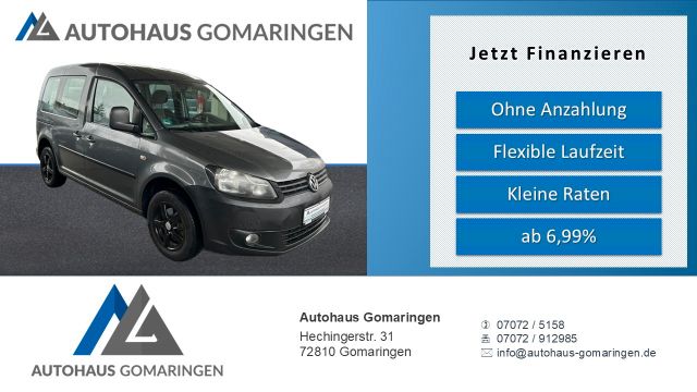 Volkswagen Caddy Kombi*Klima*AHK*Scheckheft*TÜV Neu*LM*