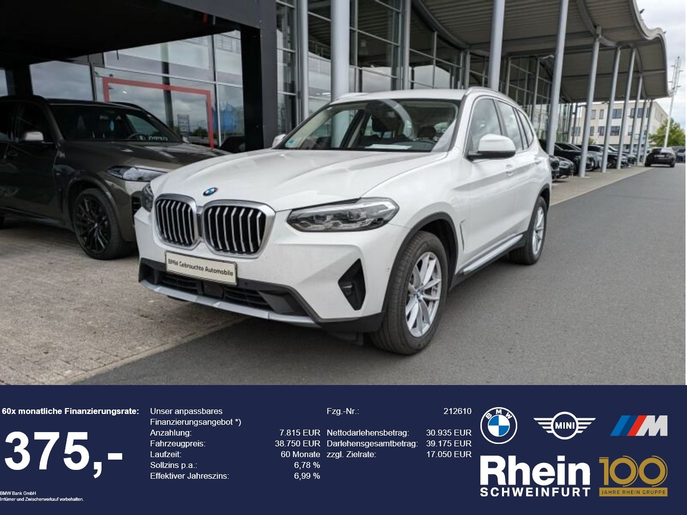 BMW X3 xDrive20d LED. Navi. SH. 18 Zoll. Park.Ass. foto 1