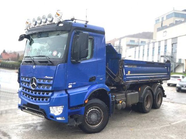 Mercedes-Benz Arocs 2642 6x4 3-Achs Kipper Bordmatik nur 163TK