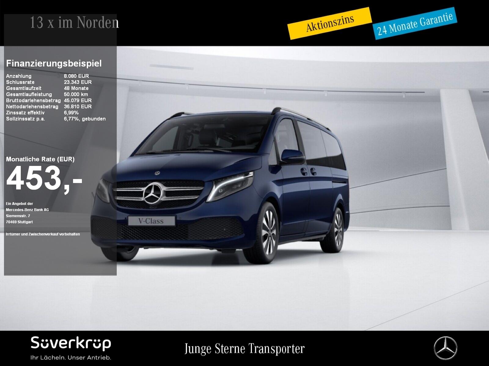 Mercedes-Benz V 250 EDITION KAMERA AHK 2,5T KLIMA STANDH 8SITZ