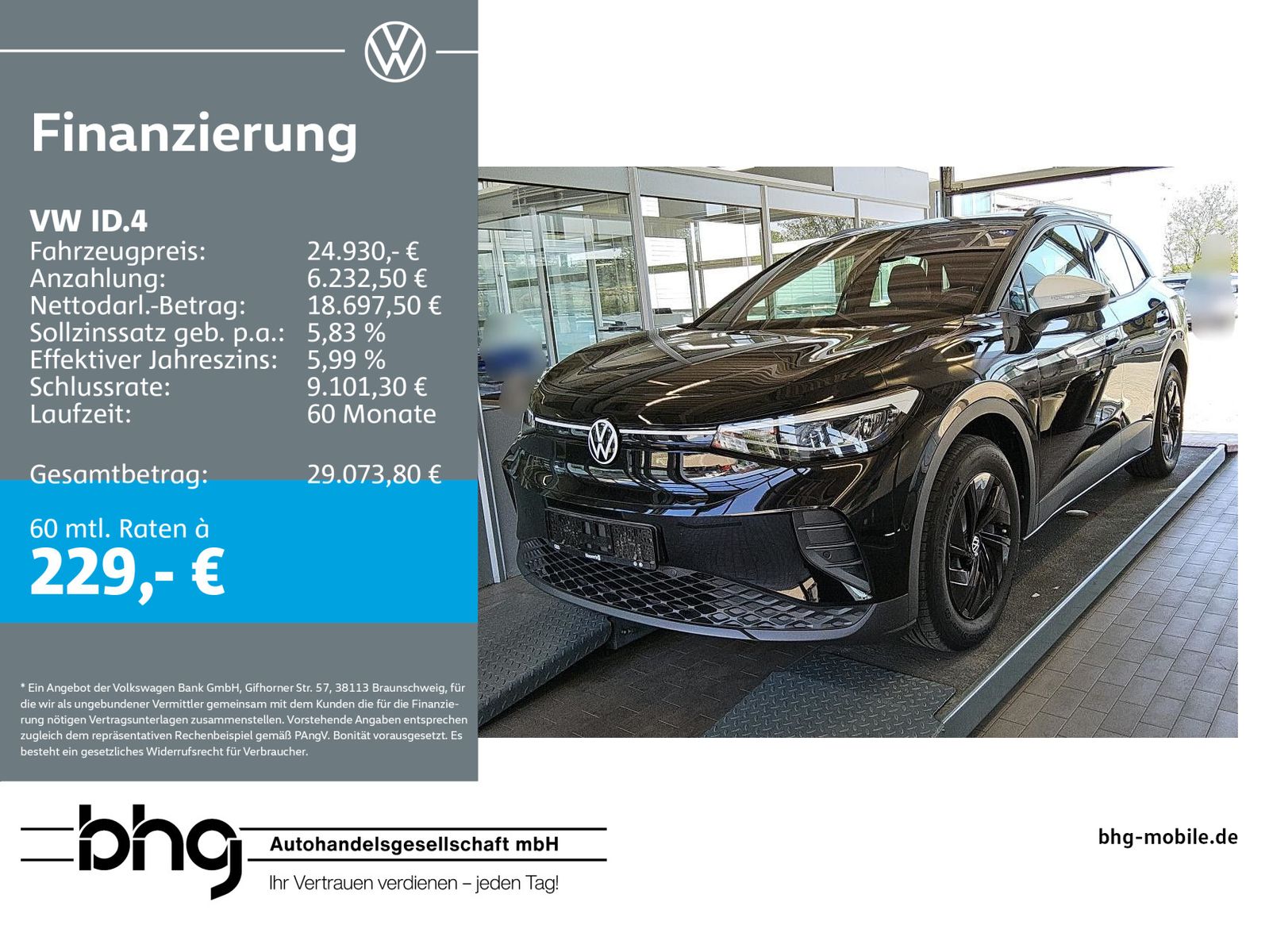 Volkswagen ID.4 Pure Performance 125 kW 1-G-Autom.