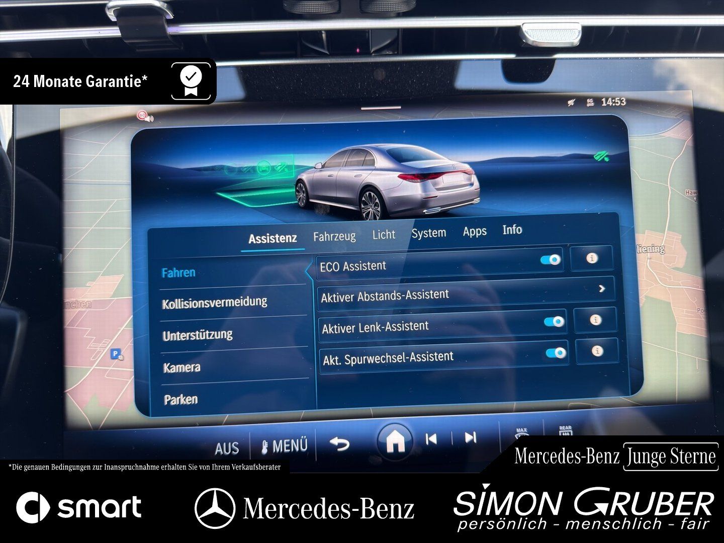 Fahrzeugabbildung Mercedes-Benz E 400 e 4M AMG Airmatic Nappa Superscreen HAL