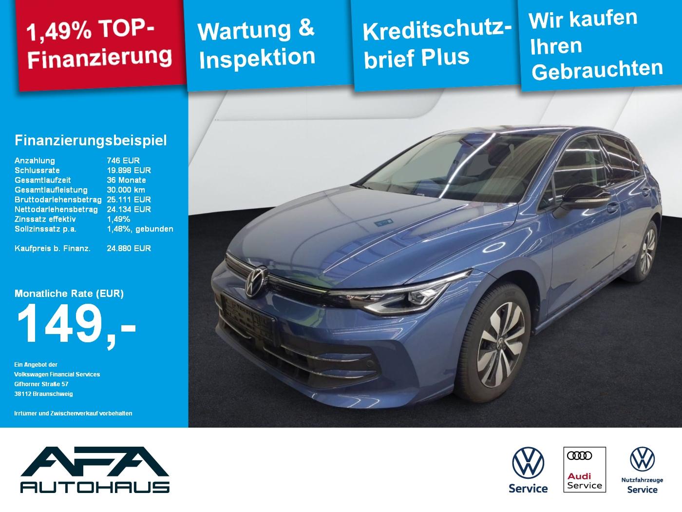 Volkswagen Golf VIII 1.5 TSI GOAL AHK*Navi*LED*RFK*ACC