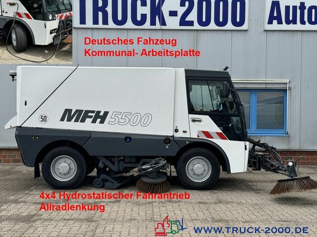 Schmidt MFH 5500 3 Besen + Hochdruckreiniger mit Lanze