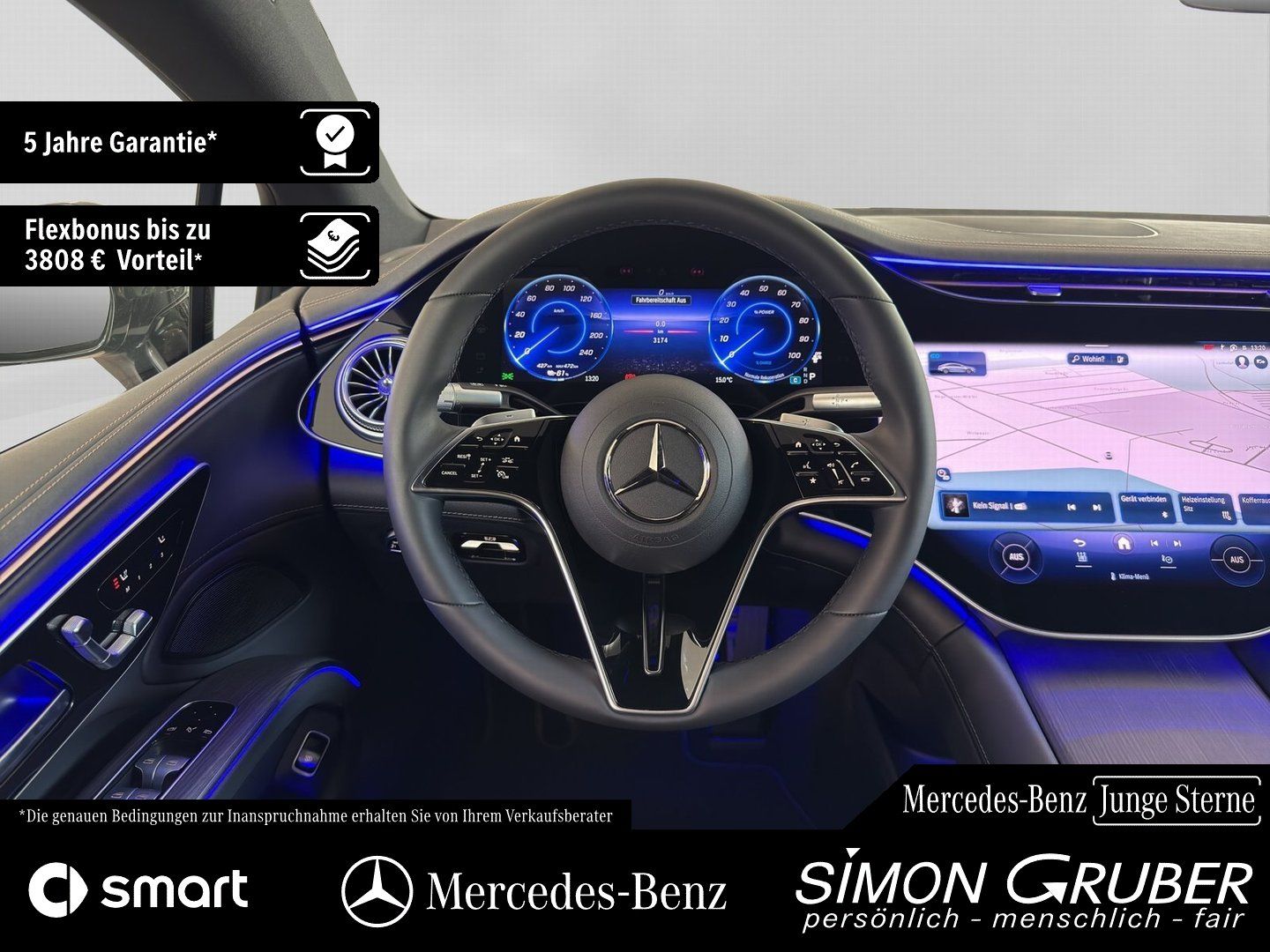 Fahrzeugabbildung Mercedes-Benz EQS 450 4M AMG Elec. Art Hyperscreen HAL Mod2026