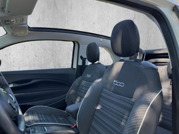 Fiat 500C e Cabrio 42kWh blaues Dach Klima+SHZ+Carpla