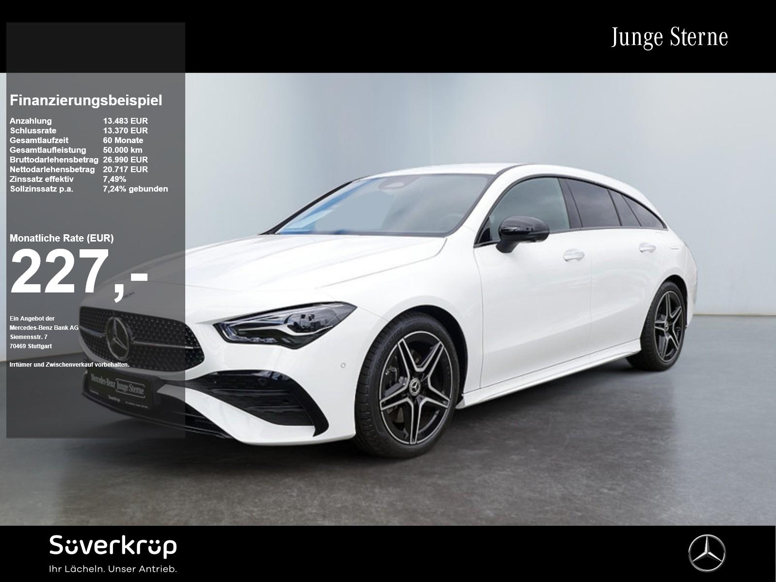 Mercedes-Benz CLA 200 SB , AMG NIGHT PREMIUM 360 AHK DISTR PDC
