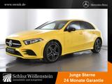 Mercedes-Benz A 250e AMG/Night/LED/Business-P/EDITION2020/DAB - mit Hybrid-Antrieb: Gelb, Limousine