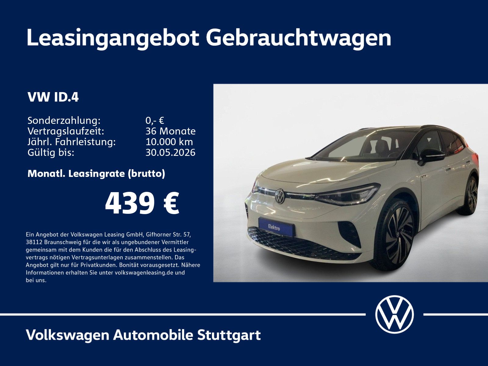 Volkswagen ID.4 GTX 82 kWh Wärmep. Standh. Pano AHK Kamera
