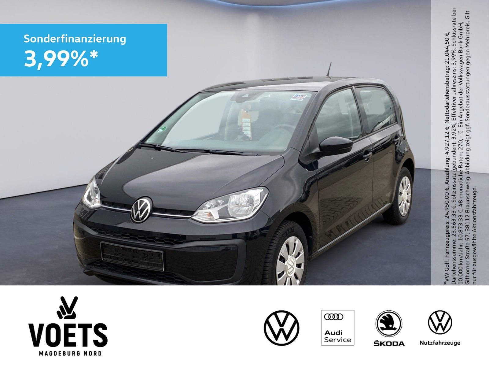 Volkswagen up! 1,0MPI Basis DAB+ZV+ESP+FREISPRECHANLAGE+